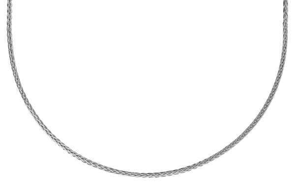 Zopfarmband dreifach 4-seitig diamantiert 1,6mm breit Silber 925/000