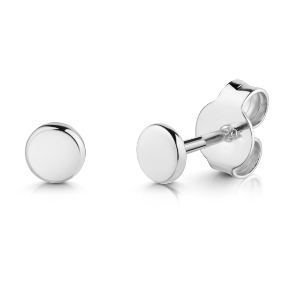 Ohrstecker Dot Ø 4mm Silber 925/000
