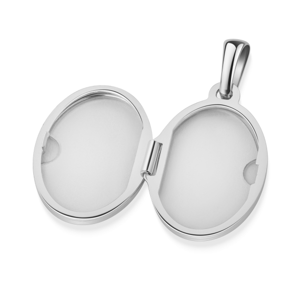 Anhänger Medaillon oval 11x15mm Silber 925/000