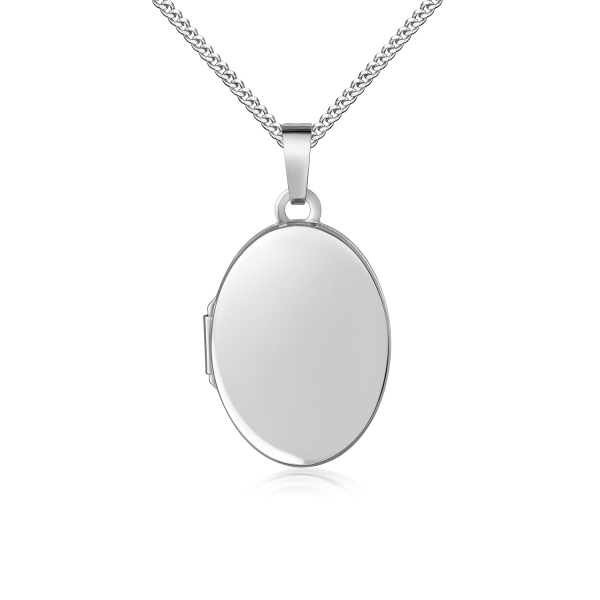 Anhänger Medaillon oval 11x15mm Silber 925/000