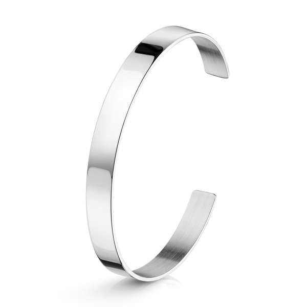 Massive Armspange 56x67x8mm Silber 925/000