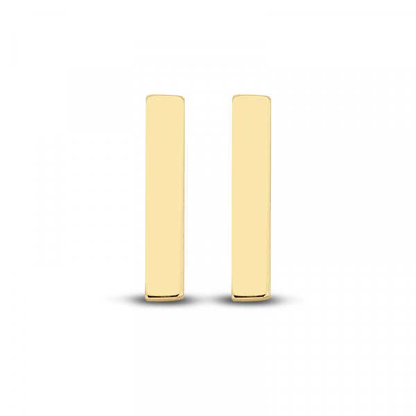 Ohrstecker Bar 8x1,4mm Gold 585/000