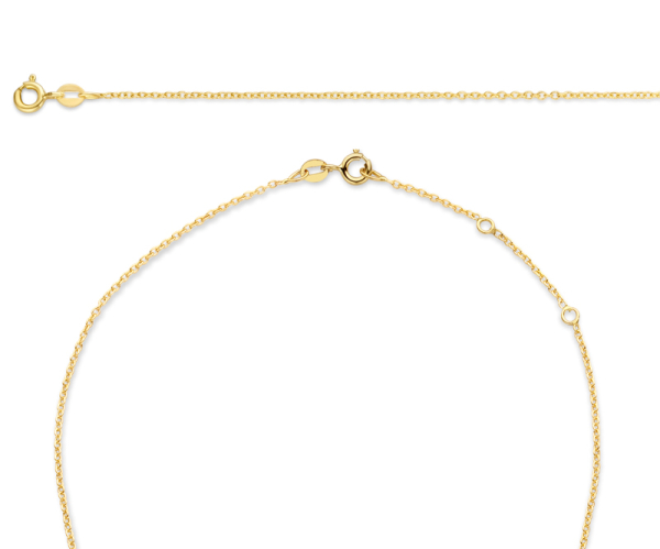 Erbskette 1.3mm breit 50cm Gold 585/000