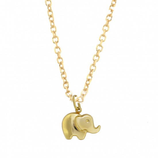 Collier Elefant Gold 585/000