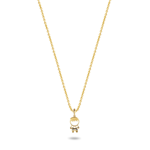 Collier Boy mit Zirkonia Gold 585/000