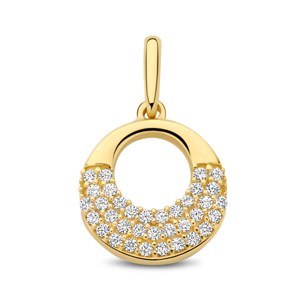 Anhänger 35 Zirkonia Gold 585/000