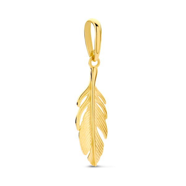 Anhänger Feder Gold 585/000