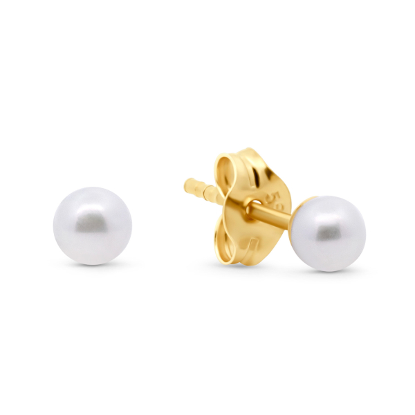Ohrstecker Süßwasser-Zuchtperle 3 - 3,5mm Gold 585/000