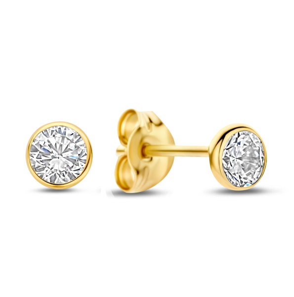Ohrstecker Zirkonia Ø 3,5mm Gold 585/000