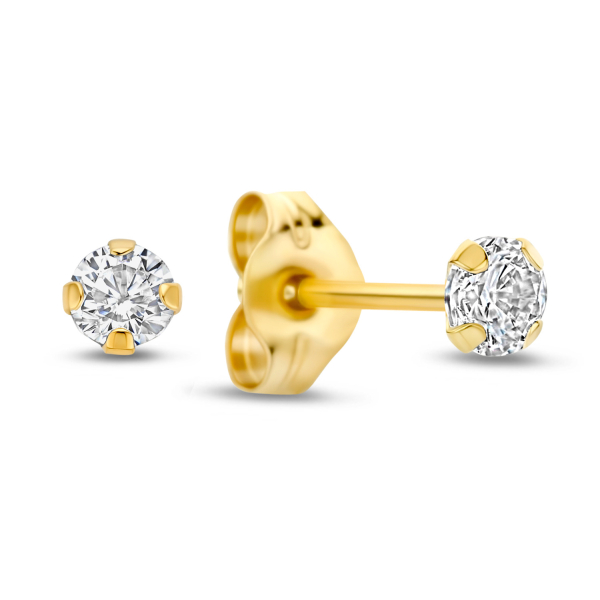 Ohrstecker Zirkonia Ø 2,5mm Gold 585/000