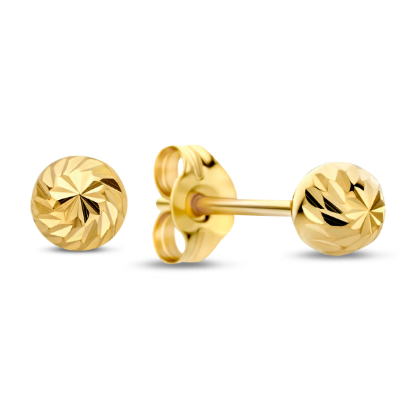 Ohrstecker Kugel 4,0mm Gold 585/000