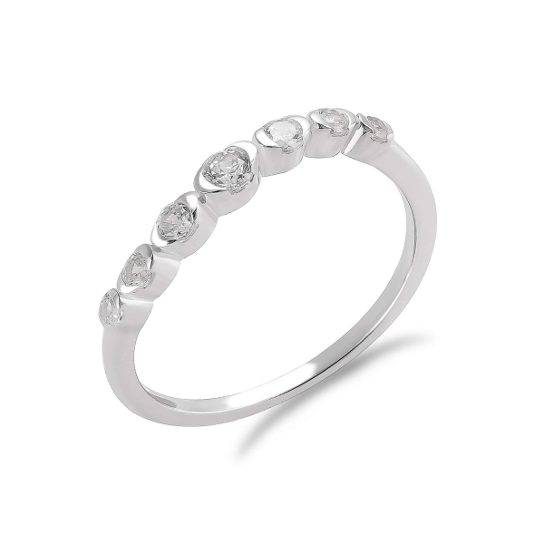 Ring 7 Zirkonia Silber 925/000 rhodiniert