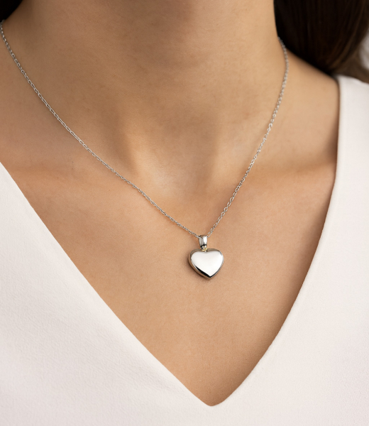 Collier mit Anhänger Herz Silber 925/000