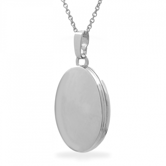 Medaillon oval 16 x 21mm Silber 925/000