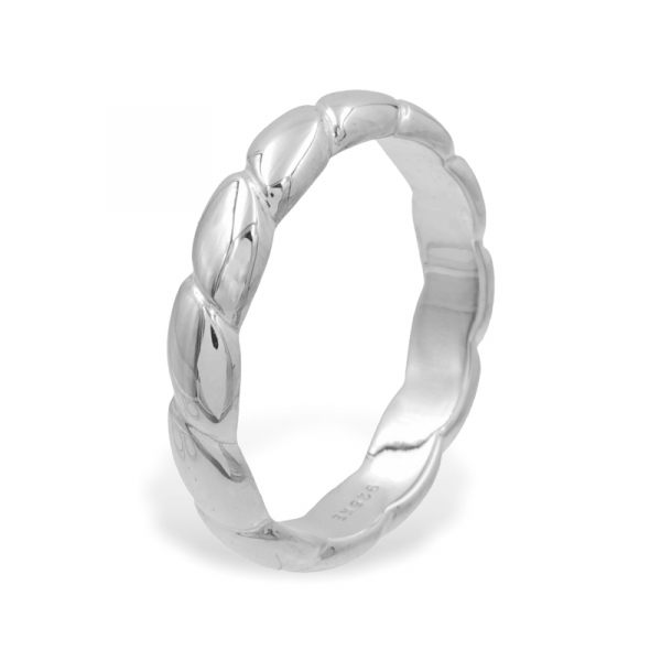 Damenring twisted Silber 925/000