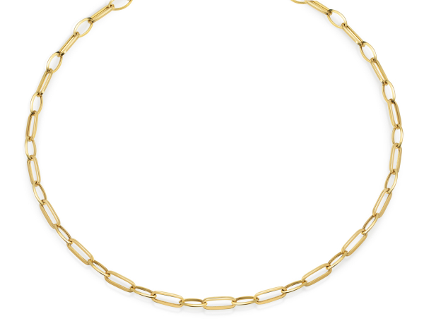 Fantasie Collier 45cm Gold 585/000 halbmassiv