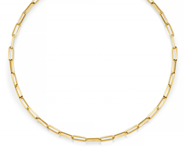 Fantasie Collier 45cm Gold 585/000 halbmassiv