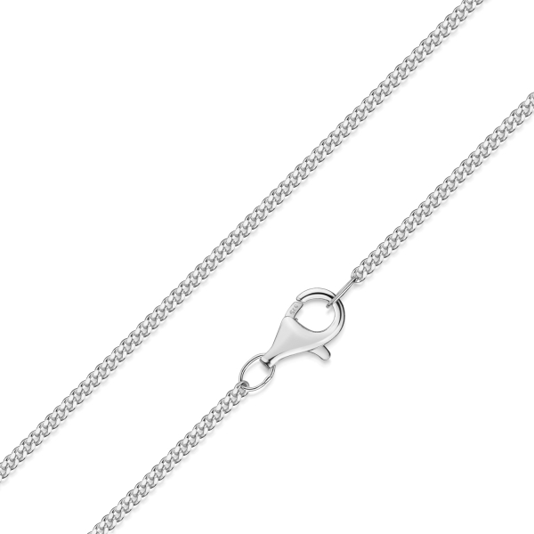 Panzerkette 1.6mm breit Silber 925/000