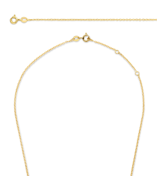 Ankerkette 0.8 mm breit 45 cm lang Gold 585/000