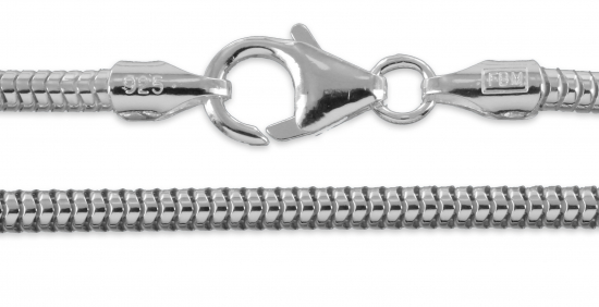 Schlangenkette 2,4mm breit - Silber 925/000