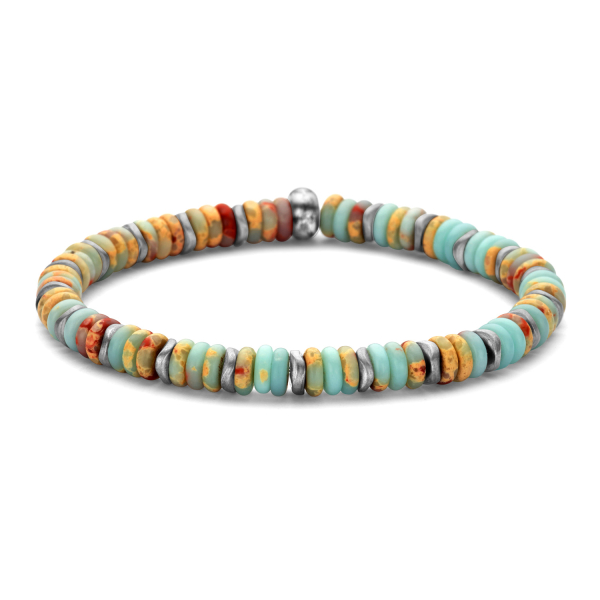 Frank 1967 Armband Schlangenhautjaspis / Hämatit 6mm