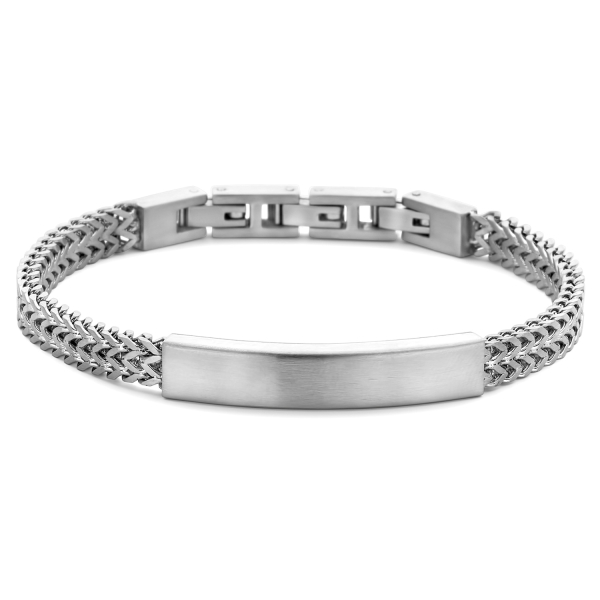 Frank 1967 Armband 6,0mm mit Schild Edelstahl IPS