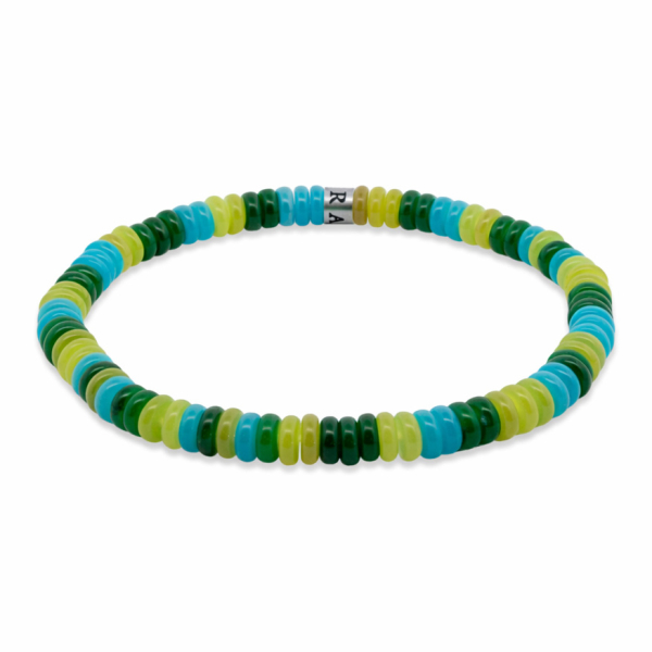 Frank 1967 Armband Disc Beads Multicolor Edelstahl IPS