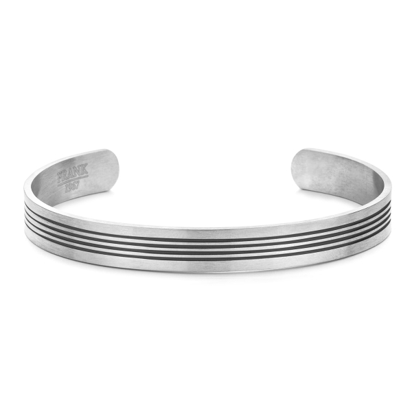 Frank 1967 Armreif 7,8mm breit Edelstahl IPS