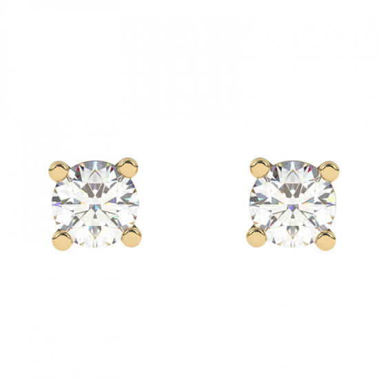 Diamo Diamonds Ohrstecker mit Brillant 0,20 ct. Gelbgold 585/000