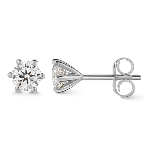 Lovebird Ohrstecker mit Lab Grown Brillant 1,00 ct. Weißgold 585/000