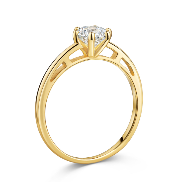 Lovebird Damenring mit Lab Grown Brillant 1,00 ct. Gelbgold 585/000