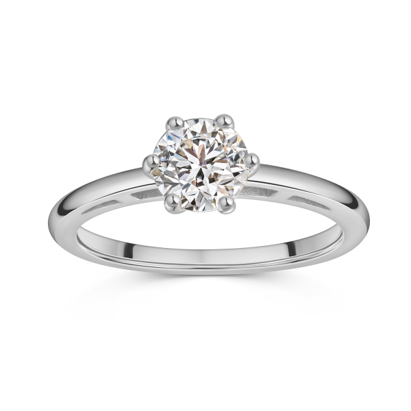 Lovebird Damenring mit Lab Grown Brillant 1,00 ct. Weißgold 585/000