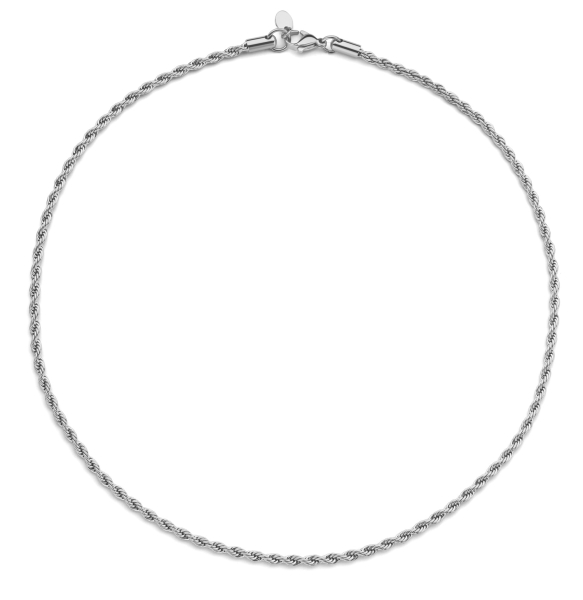 Lovebird Zopfkette Edelstahl