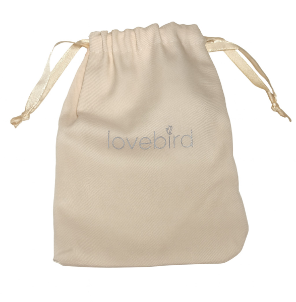 Lovebird Zopfkette Edelstahl