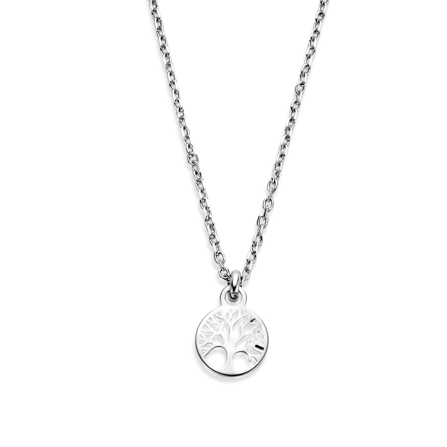 Collier Anhänger Lebensbaum Silber 925/000 rhodiniert
