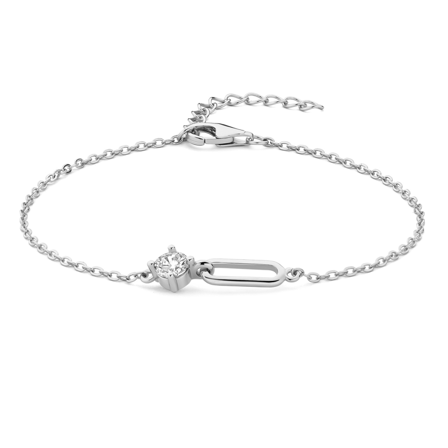 Armband mit Zirkonia Silber 925/000 rhodiniert