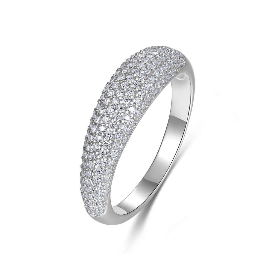 Ring Zirkonia Silber 925/000 rhodiniert