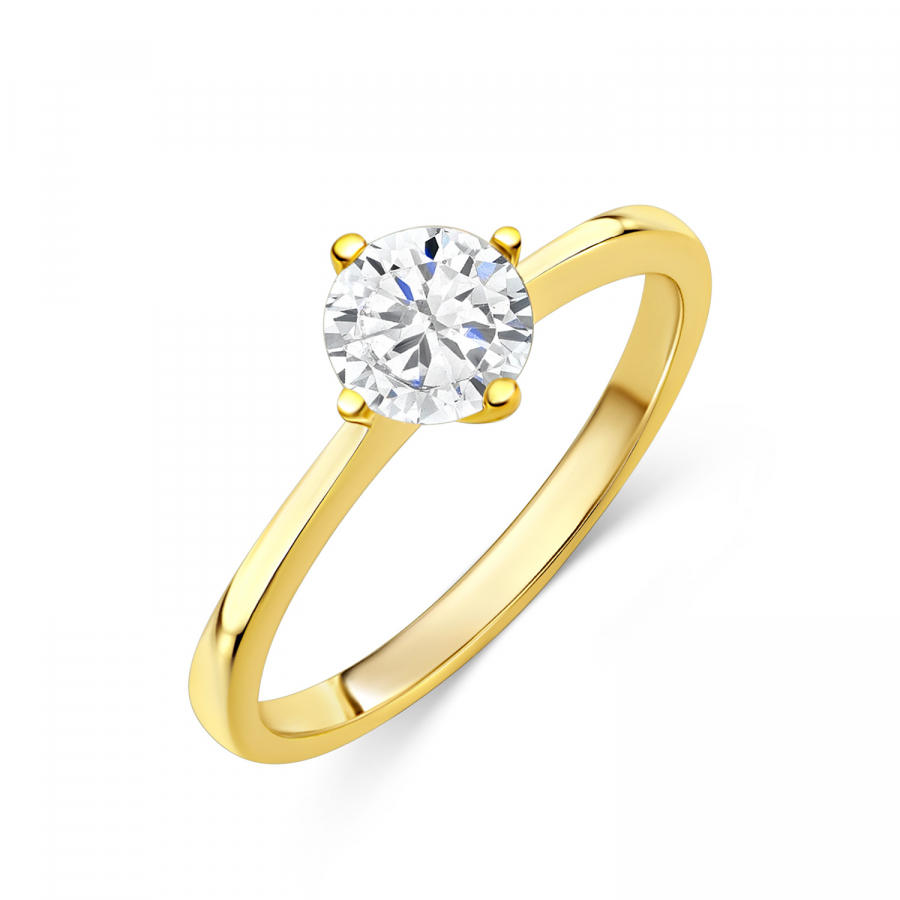 Damenring mit Zirkonia Ø 6mm Gold 333/000