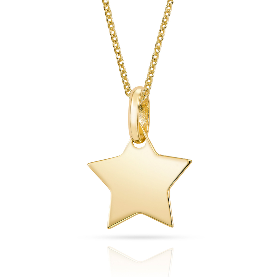 Anhänger Stern  Gold 333/000