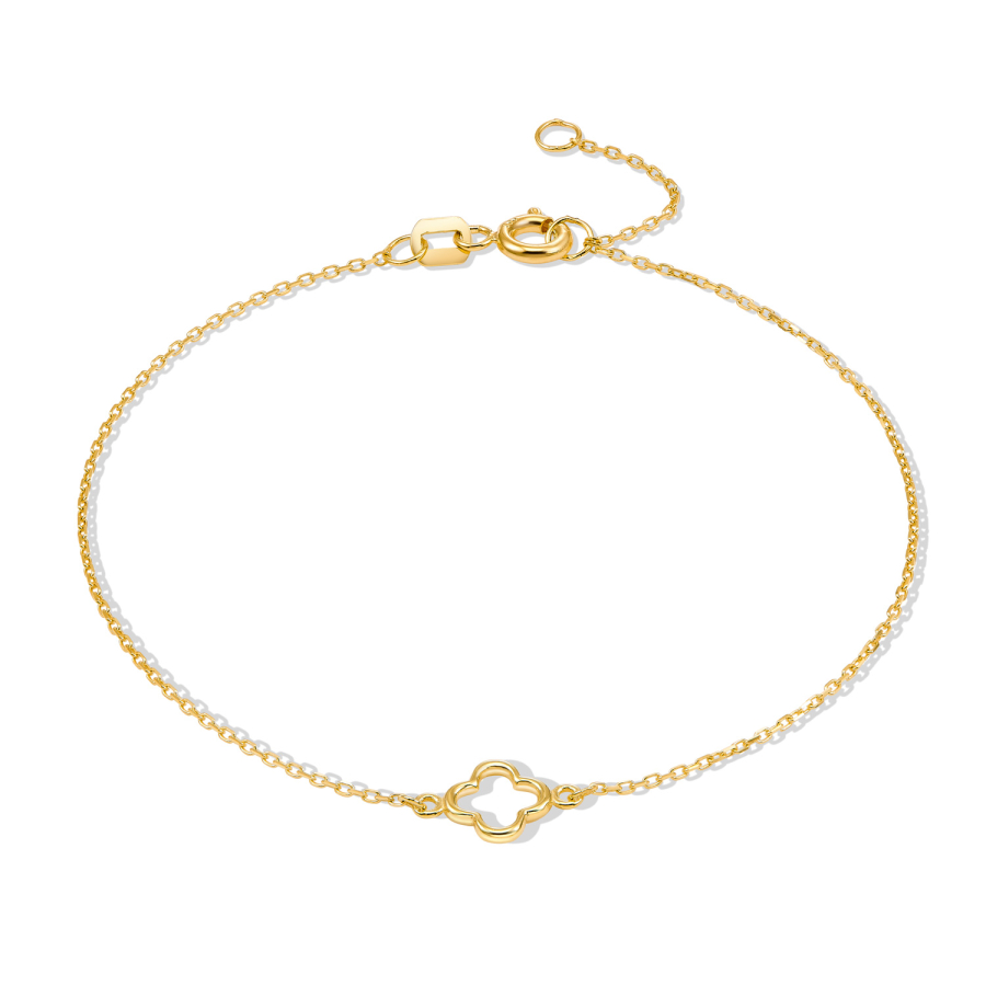 Armband Kleeblatt Gold 333/000