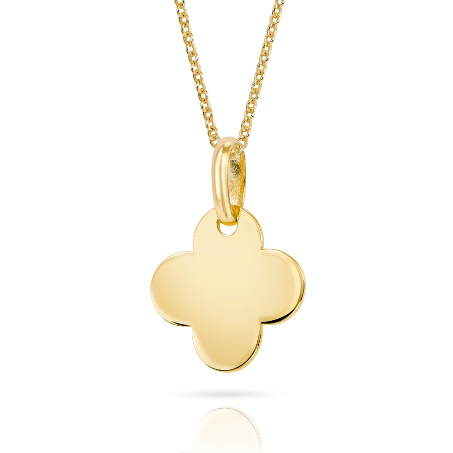 Anhänger Kleeblatt Gold 333/000