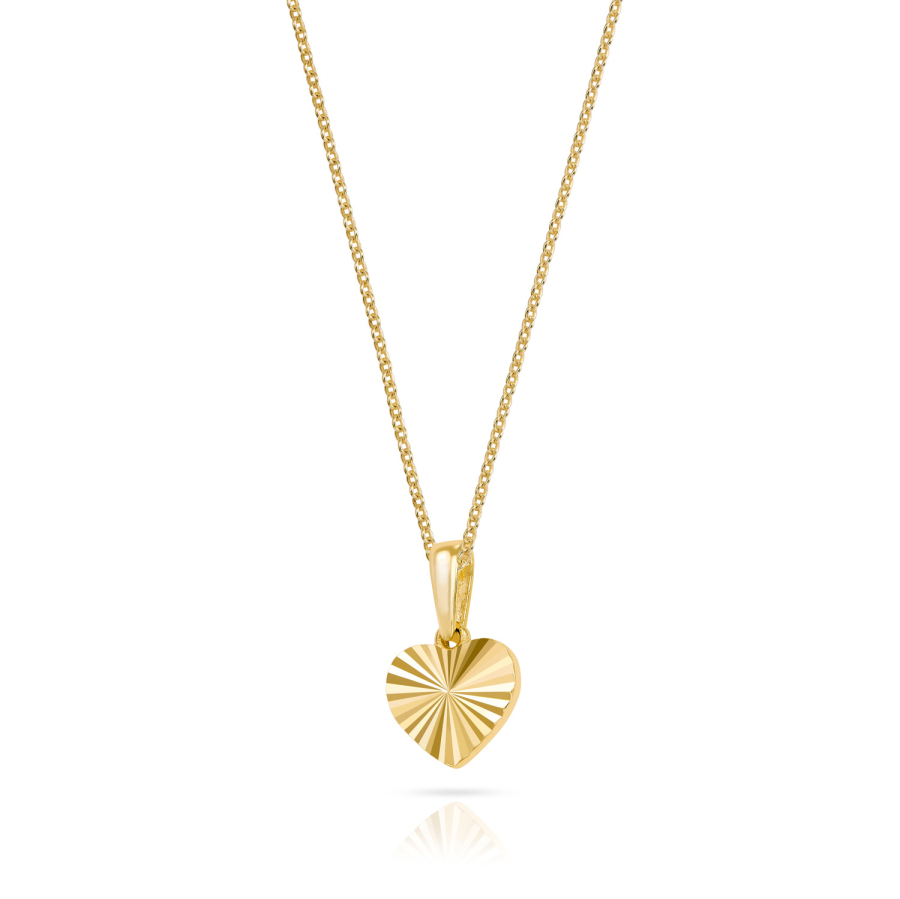 Anhänger Herz diamantiert Gold 333/000