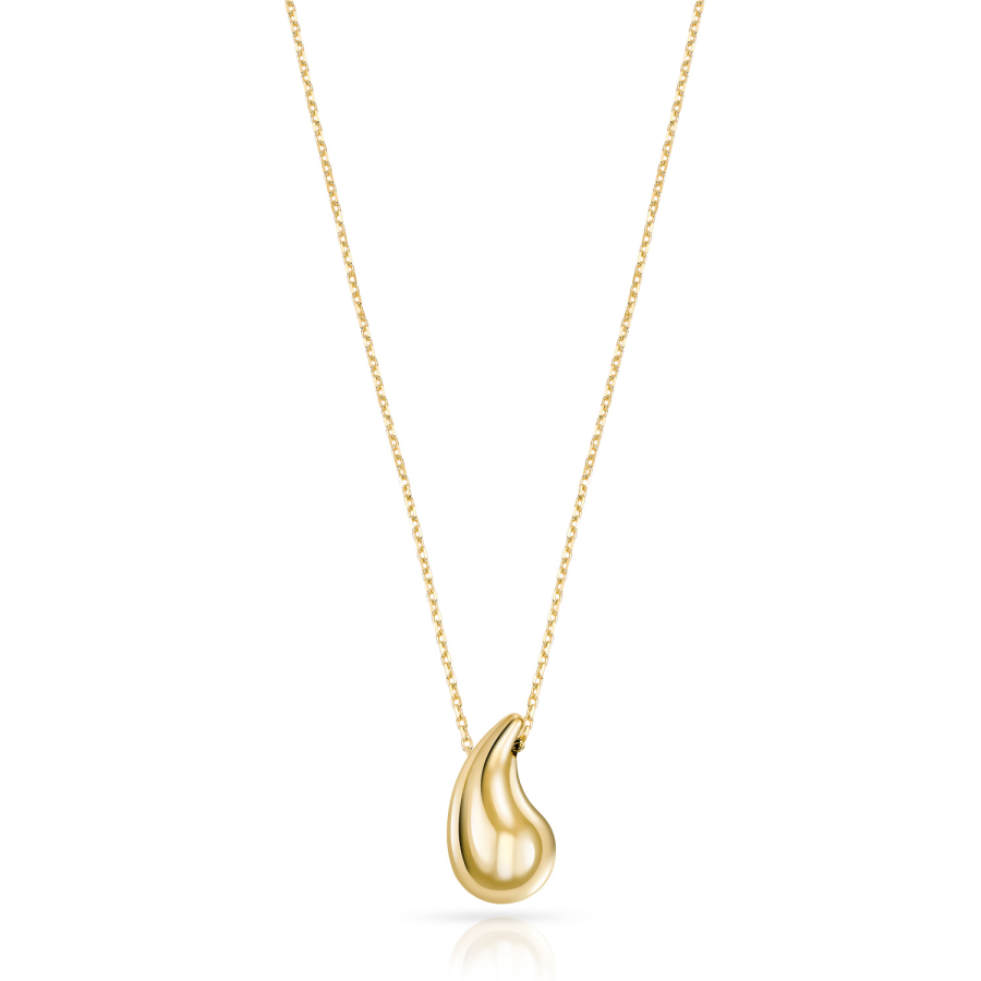 Collier Anhänger Tropfen Gold 333/000
