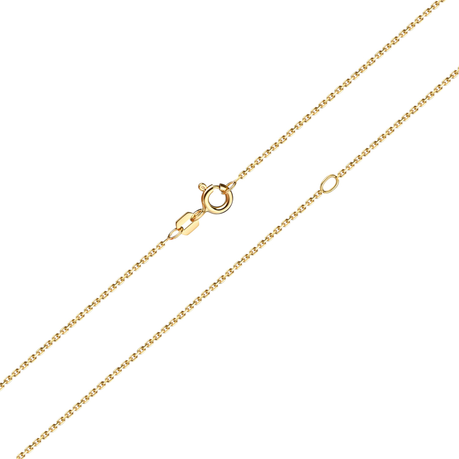 Ankerkette 8-seitig diamantiert 0.8mm breit 42/45cm Gold 333/000