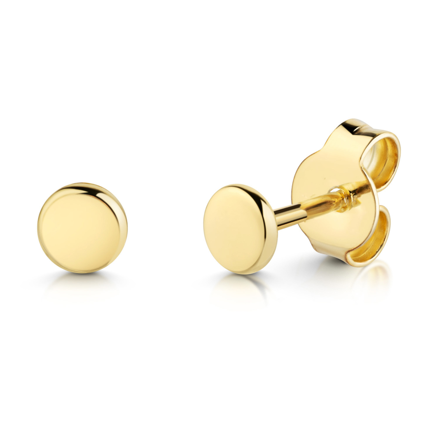 Ohrstecker Dot Ø 4mm Gold 333/000