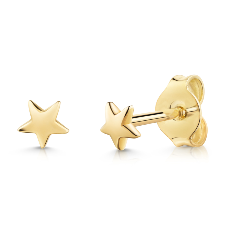 Ohrstecker Stern Gold 333/000