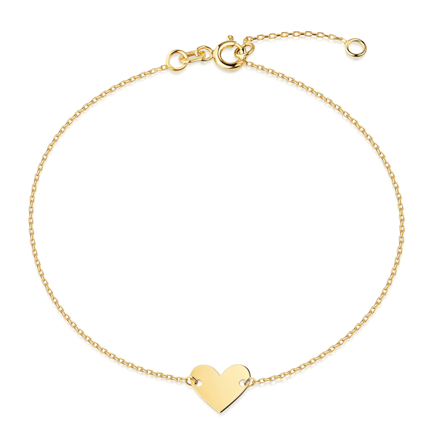 Armband mit Herz 9mm Gold 333/000