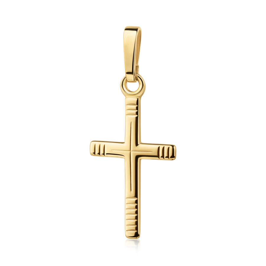 Anhänger Kreuz 15mm Gold 585/000