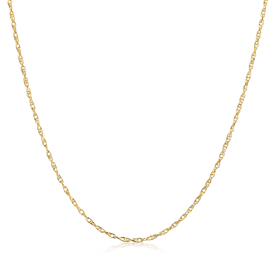 Filigrane Doppelankerkette 0.8mm breit Gold 333/000