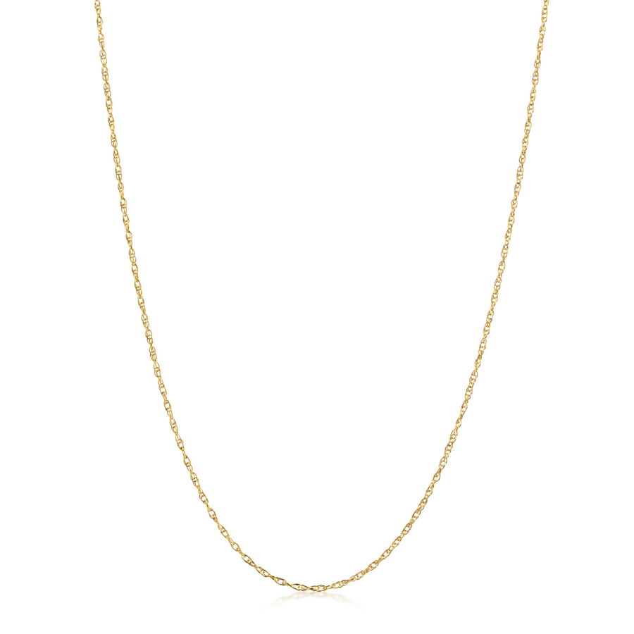 Filigrane Doppelankerkette 0.8mm breit Gold 333/000
